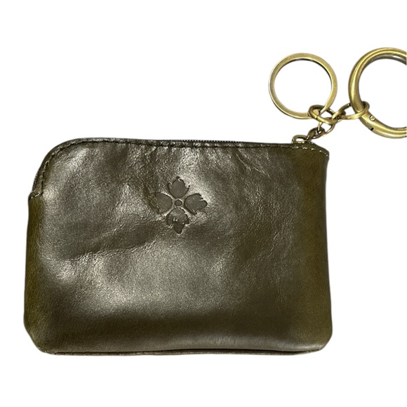 Patricia Nash Mili Leather Medium Flap Crossbody w/ Coin Pouch  OLIVE   0122 - Picture 9 of 14